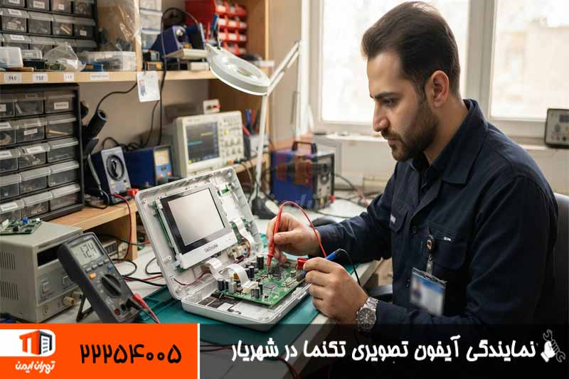 هزینه تعمیر آیفون تصویری تکنما در نمایندگی شهریار 